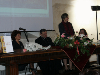 Maria Teresa Mistri Parente, Mons. Paolo Rabitti, Francesca Mellone, Margherita Goberti